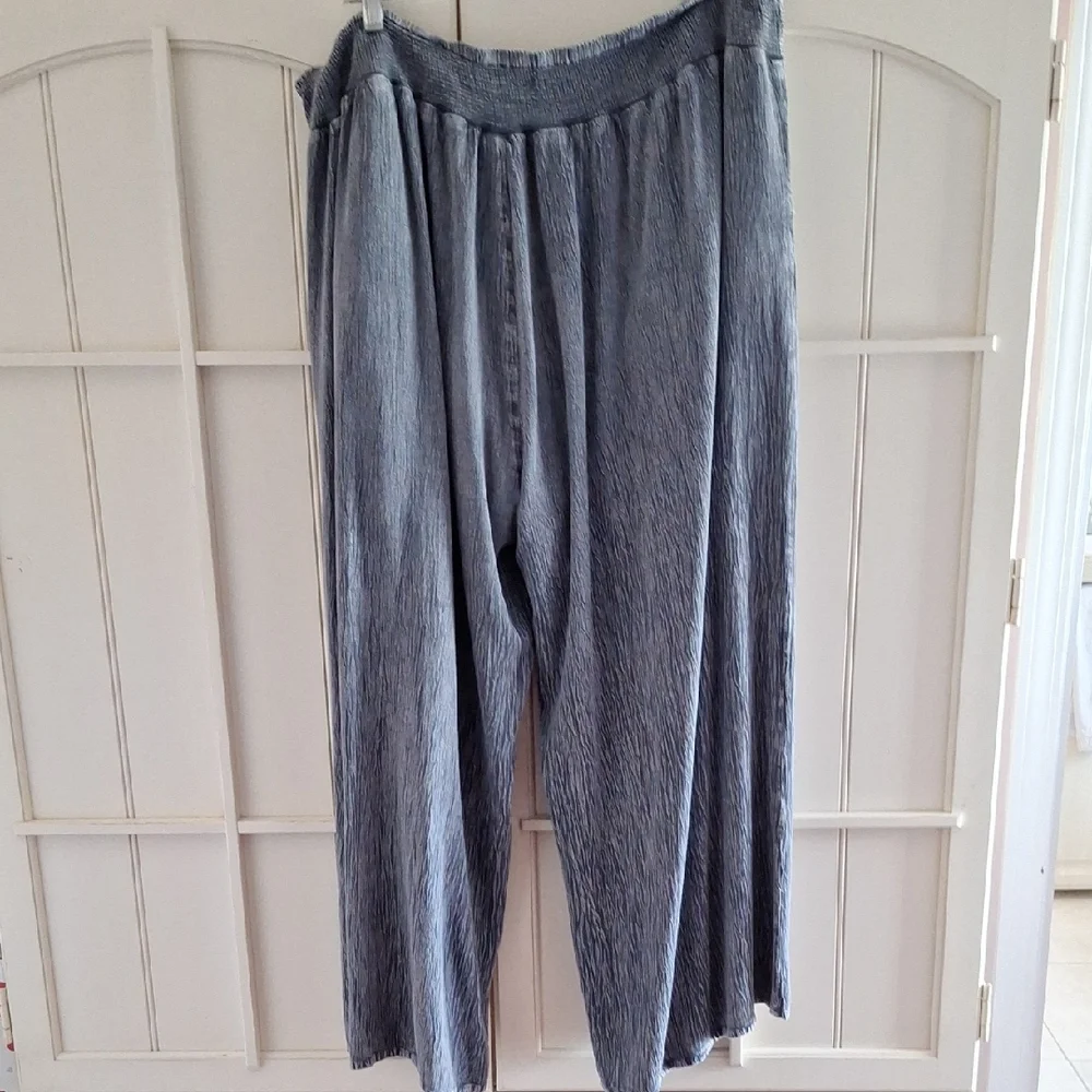 Women's BONULU Wide Leg Pants in Gray - Picture 5 of 16